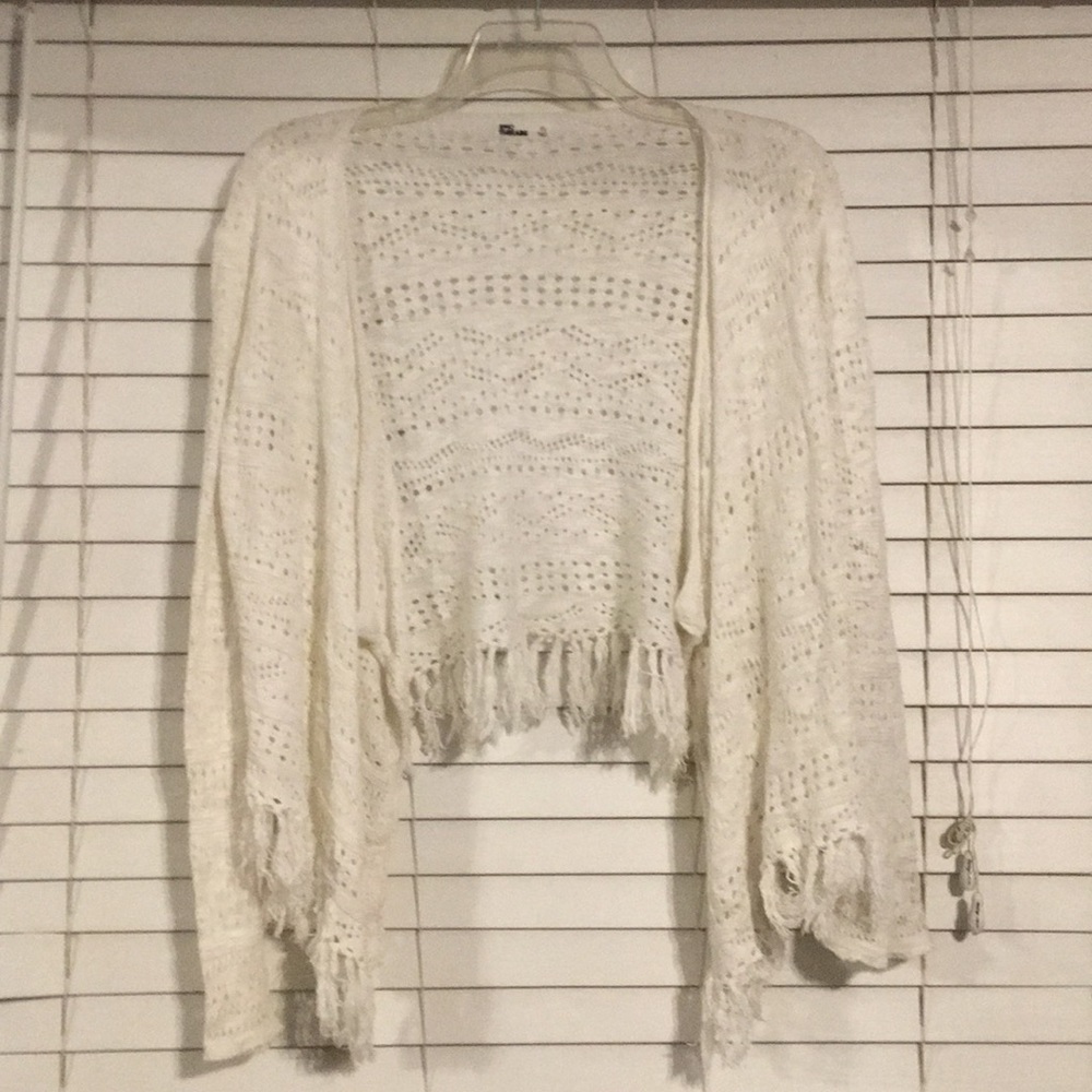 White Cardigan